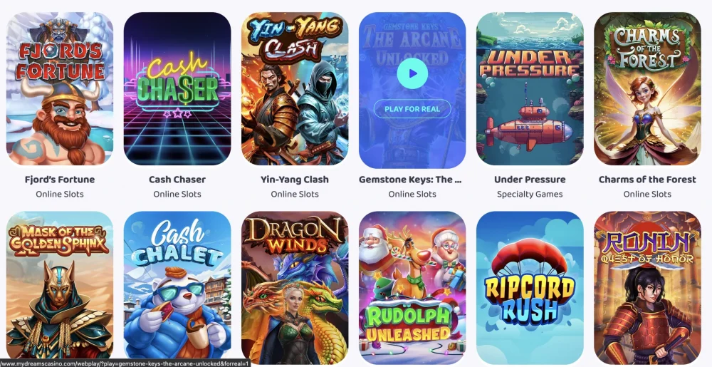 Dreams Casino Slots